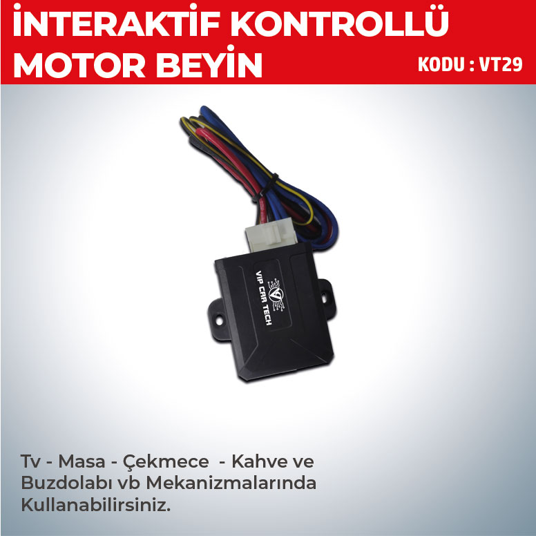 İNTERAKTİF KONTROLLÜ MOTOR MODÜL